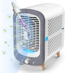 Jafanda Air Purifier for Home Bedroom 780sq ft, HEPA & Activated Carbon, Air Cleaner with Fragrance Sponge & Nightlight for Smoke, Allergies, Dust, Odor, VOC, Pet Dander, Pollen, Office, Desktop,Grey by TinyTreasures Baby Boutique