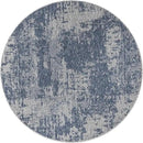 Keen Home Design Terrace Outdoor Round Rug - 5ft Round Washable Indoor/Outdoor Rug for Patio, Kitchen, Balcony, Beach, Garden, Deck and Porch, Size: 5'3" Round by CozyNest Decor