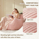 Giant Bean Bag Chairs for Adults Teens, Large Bean Bag Sofa Chairs with Filling Comfy Fuzzy BeanBag Chair with Armrests for Bedroom Living Room Reading by CozyNest Decor