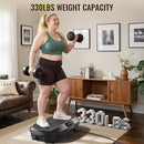 FLYBIRD Vibration Plate Exercise Machine, 120 Adjustable Speed High Intensity Vibration for Muscle Toning Weight Loss Lymphatic Drainage, Full Body Workout Vibration Plate Ideal for Fitness & Recovery by CozyNest Decor