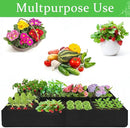 POILKMNI Fabric Raised Garden Bed, 232 Gallon 8 Grids Plant Grow Bags 8x4x1ft Large Garden Grow Bed Bags for Growing Herbs, Flowers and Vegetables by GreenHaven Gardens