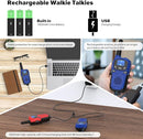 Walkie Talkies for Adults- WokTok Long Range Two Way Radio for Camping Hiking Hand Held Hiking Accessories Camping Gear Xmas Birthday Gift for Kids,SOS Siren,NOAA Weather Alert,2 Radios by TinyTreasures Baby Boutique