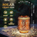 Solar Lanterns Outdoor Hummingbird Garden Decor, Metal Decor Lanterns Gardening Gifts for Women Mom Grandma, Waterproof Hanging Solar Lights for Outside, Patio, Yard, Porch, Backyard by GreenHaven Gardens