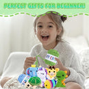 QYGYMXC 6PCS Crochet Kit for Beginners, Knitting Kit with Step-by-Step Video Tutorials, Beginner Crochet Kit for Adults, Crochet Animal Kit for Beginners Kids, Complete Kit Included 6 Cute Animals by TinyTreasures Baby Boutique
