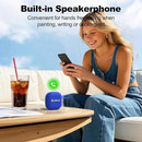 Bobtot Portable Wireless Bluetooth Speakers - IPX7 Waterproof Small Shower Speaker with 16 Hours Playtime, Loud Stereo Sound, Built-in Mic, TWS, Mini Size with Carry Lanyard for Outdoor, Blue by TinyTreasures Baby Boutique