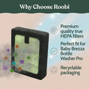 Roobi Hepa Filters Compatible with Baby Brezza. Specially Formulated for Washer Pro. 4 Carbon Neutral Replacement Pack. by CozyNest Decor