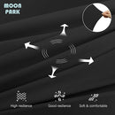 MOON PARK Pregnancy Pillows for Sleeping - U Shaped Full Body Maternity Pillow with Removable Cover - Support for Back, Legs, Belly, HIPS - 65 Inch - Black - Cooling Cover by TinyTreasures Baby Boutique