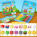 49PCS Mini Magnetic Tiles Travel Toys for Kids Ages 4-8, Magnetic Building Blocks Adventure Set with Portable Iron Storage Box & Play Base, STEM Learning Activities for Toddlers 3-5 by TinyTreasures Baby Boutique