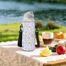 RICHEN Neoprene Water Bottle Carrier Bag with Adjustable Shoulder Strap,Insulated Water Bottle Cover for Stainless Steel/Glass/Plastic Bottles by TinyTreasures Baby Boutique