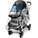 Stroller Rain Cover,Universal Stroller Accessory,Waterproof, Windproof Protection,Protect from Dust Snow,Baby Travel Weather Shield by TinyTreasures Baby Boutique