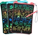 EooCoo Toddler Drawing Toys, 3 Pack 10" LCD Writing Tablet Learning Toys for Kids, Mess Free Coloring Used for Travel Games, Toddler Boo Basket Stuffers, Girls Boys Gifts for 3 4 5 6 7 Years Old by TinyTreasures Baby Boutique