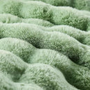 BENVWE Fluffy Faux Fur Throw Blanket for Couch, Soft Plush Thick Cozy Fuzzy Luxury Minky Bubble Blanket for Home Living Room Decor Gift for Women, Sage Green, 63" x 80", 1100GSM by CozyNest Decor