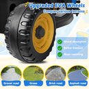 24V Ride On Tractor w/Tiltable & Detachable Trailer, 2x65W Motors, EVA Tires, Remote Control, Bluetooth, Shifter, Music, Electric Car for Kids Ages 2-5, Blue by TinyTreasures Baby Boutique