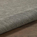 Nourison Positano Indoor-Outdoor Charcoal 9' x 12' Area Rug, Easy Cleaning, Non Shedding, Bed Room, Living Room, Dining Room, Backyard, Deck, Patio (9x12) by CozyNest Decor