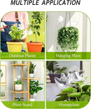 DN DECONATION 3 Pcs Bird Shaped Watering Globes, Birdlike Clear Glass Watering Bulbs, Watering Bulbs for Indoor Plants & Outdoor, Automatic Plant Watering System to Support Plant Health, Decor by GreenHaven Gardens