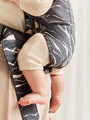 BabyBjörn Baby Carrier Mini, Anthracite/Landscape Print, Cotton | Newborn Carrier (7-25 lbs), Ergonomic, Easy-to-Use by TinyTreasures Baby Boutique