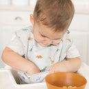Tiny Twinkle Mess Proof Baby Bibs for Eating - Waterproof, Wipeable Bibs - Toddler Bibs - Travel Friendly - PFAS, PVC, BPA, Phthalate Free - Baby Food Bibs(3 Pack,Sea, Dino) by TinyTreasures Baby Boutique