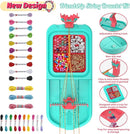 Friendship Bracelet Making Kit, Arts and Crafts Loom Bracelet Maker for Kids, Jewelry String Making supplies with 3 Thread Styles & 6 Bead Types, Christmas Birthday Gifts for Girls Ages 6 7 8 9 10+ by TinyTreasures Baby Boutique