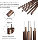 44 Inch Wind Chimes for Outside Deep Tone Sound Like Church Bell Rings Memorial Mother Day Copper Vein 1pcs Thickness of Tube is 2.8mm Taiwan Made by CozyNest Decor