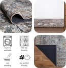 Keen Home Design 2x12 Rug - Machine Washable Runner Rug with Non-Slip Backing, Ideal for Hallway, Entryway, Kitchen, Laundry Room - Vintage, Easy Clean, Durable, Low Pile - (2'6" x 12') by CozyNest Decor