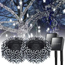 Solar String Lights Outdoor, 2 Pack 240 Led Solar Fairy Lights for Outside Waterproof 170ft Cool White Solar Lights 8 Lighting Mode Solar String Lights for Outside,Garden,Courtyards,Trees by GreenHaven Gardens