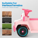 6V Toddler Ride-On Car with Horn LED Front Light Rear Storage and Eyes Theme – Fun & Safe Electric Car for Boys & Girls 18+ Months – Perfect for Little Explorers(Pink Eyes) by TinyTreasures Baby Boutique