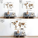 HYPERI Multilayered 3D Wooden World Map Wall Decor, Wood Art Wall Decor, Mapa Mundi Para Pared, World Maps and Push Pins, Valentine's Day Gifts For Dad, Mom, Boss, Husband, Wife (XX-Large) by CozyNest Decor