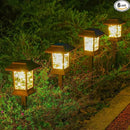 Solar Pathway Lights Outdoor Waterproof IP65, Solar Lights Outdoor with Hook 6PK, Upgraded 1000mAH Battery, Up to 12Hrs, Auto On/Off, Garden Lights Decor for Yard, Driveway, Walkway (LED) by GreenHaven Gardens