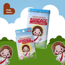 BioSwiss Bandages, Holy Jesus Shaped Self Adhesive Bandage, Latex Free Sterile Wound Care, Fun First Aid Kit Supplies for Kids and Adults, 50 Count by TinyTreasures Baby Boutique