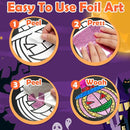 FUNNYB&G Foil Art Craft Activity for Kids - Halloween Crafts Gift Party Favors for Kids Trick or Treat Goodie Bag Stuffer Fillers Gifts Toy for Girls Boys 4 5 6 7 8 9 Years Old(Halloween) by TinyTreasures Baby Boutique