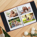 Inspirational Leather Photo Album,Magnetic Self-Stick Page Photo Album,Family Album,Hand Made DIY Albums Holds 3x5, 4x6, 5x7, 6x8 Photos (pink-always remember) by TinyTreasures Baby Boutique