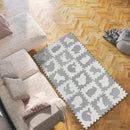 qqpp EVA 18 Tiles Baby Play Mat for Playing, Interlocking Foam Floor Mats for Tummy Time & Crawling, Flooring Tiles with Animals Puzzle for Kids. QP-51(AL) b18N by TinyTreasures Baby Boutique