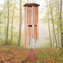 Wind Chimes Outdoor Large Deep Tone, 44 Inch Sympathy Wind Chime Outdoor, Memorial Wind-Chime with 6 Tuned Tubes, Elegant Chime for Garden, Patio, Balcony and Home Decor, Rose Gold by CozyNest Decor