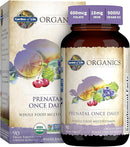 Garden of Life Prenatal Vitamins for Women, Organics Folate for Energy & Healthy Fetal Development, Non-constipating Iron, Vitamin C, B6, B12, D3, Non-GMO, Gluten-Free, Vegan, 90 Day Supply by TinyTreasures Baby Boutique
