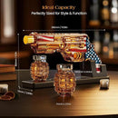 Birthday Gifts for Men Dad, Kollea Flag Whiskey Decanter Sets with Grenade Shot Glasses, Gifts Ideas for Brother, Holiday, Father, Husband, Boyfriend, Military Enthusiasts, Funny Anniversary Present by CozyNest Decor