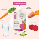 Serenity Kids 6+ Months USDA Organic Veggie Puree Baby Food Pouches | No Sugary Fruits or Added Sugar | Allergen Free | 3.5 Ounce BPA-Free Pouch | Roots | 1 Count by TinyTreasures Baby Boutique