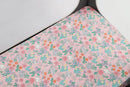 Pack n Play Sheet Stretchy Fitted Portable Mini Crib Sheets Set 3 Pack,Playard Sheets Convertible Playard Mattress Cover,Ultra Soft Jersey Material,Floral,Grey Rabbit & Pink by TinyTreasures Baby Boutique