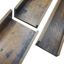 Giftgarden 16 Inch Floating Shelves for Wall Set of 3, Rustic Wall Mounted Picture Ledge Wooden Wall Shelf for Living Room Bedroom Kitchen Bathroom, 3 Different Sizes by CozyNest Decor