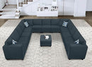 L Lengend Vansen Modular Sectional Sofa U Shaped Couch with Ottoman Modern Reversible Corner Sectional Couch for Living Room (Charcoal, U Shaped Sofa-6) by CozyNest Decor