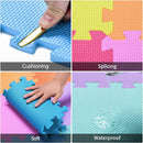 qqpp EVA Rubber 18 Tiles Interlocking Puzzle Foam Floor Mats - Baby Play Mat for Playing | Exercise Mat for Home Workout. Brown. QC-Fb18N by TinyTreasures Baby Boutique