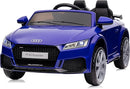 Kids Electric Car, Licensed Audi 6V Kids Ride on Toy Car for Toddlers with Remote - Dark Blue by TinyTreasures Baby Boutique