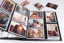 RECUTMS Photo Album 4x6 Holds 600 Photos Black Pages Large Capacity Leather Cover Wedding Family Baby Photo Albums Book Horizontal and Vertical Photos (Silver), 600 pockets by TinyTreasures Baby Boutique