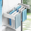 Drying Rack Clothing,Clothes Drying Rack Wall Mounted,Collapsible Hanging Racks for Laundry,Laundry Drying Rack,Wall Mounted Clothes Rack(31.5"-White) (White, 31.5 Inch) by CozyNest Decor