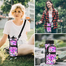 icolor Water Bottle Carrier Bag with Strap 25/32/40 oz Crossbody Bottle Holder with Phone Pocket Sling Sleeve Insulated Neoprene Water Bottle Pouch for Walking Travelling by TinyTreasures Baby Boutique