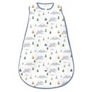 Amazing Baby Cotton Muslin Sleeping Sack, For Baby Boy or Girl, Wearable Blanket with 2-way Zipper, Outdoor Adventure, Denim, Large (12-18 Month) by TinyTreasures Baby Boutique