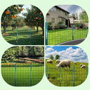 ARIFARO Sturdy Duty Metal Fence Posts 3 Feet,Pack of 10, 3-4-5-6-7 Feet No Digging Garden U Post for Wire Fencing Steel Fencing Poles for Yard, Outdoor by CozyNest Decor