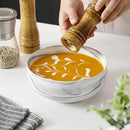 MALACASA Large Soup Bowls Set, 44 OZ (7") Salad Bowls Cereal Bowls Set of 2,Marble Grey Ceramic Bowls for Kitchen, Dishwasher & Microwave Safe, Series REGULAR by CozyNest Decor