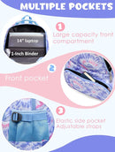 BLUEFAIRY Kids Backpack for Girls Elementary Primary Middle School Bags for Aged 8-10 for Teens Childs Bookbags Back to School Book Bags Cute Mochilas para Niñas Tie-dye Violet by TinyTreasures Baby Boutique