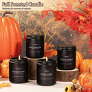 Fall Candle Set | 4 Pack Scented Candles - Autumn Soy Candles for Home Scented, Aromatherapy Gifts for Women, Thanksgiving & Fall Decor - Pumpkin, Apple, Latte & Harvest Scents by CozyNest Decor