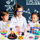 Science Kit for Kids,120 Science Lab Experiments,Scientist Costume Role Play STEM Educational Learning Scientific Tools,Birthday Gifts and Toys for 6 7 8 9 10-12 Years Old Boys Girls Kids by TinyTreasures Baby Boutique